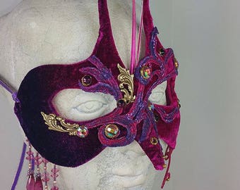 Red Masquerade Mask/Masquerade Mask Red/Masquerade Mask/Mask Masquerade/Halloween Masquerade Mask//Mardi Gras Masquerade Mask/Mask/Red Mask