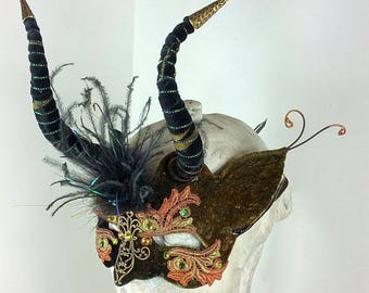 Pan Masquerade Mask//Masquerade Mask Pan//Masquerade Mask//Mens Masquerade Mask//Halloween Masquerade Mask//Mardi Gras Masquerade Mask//Mask