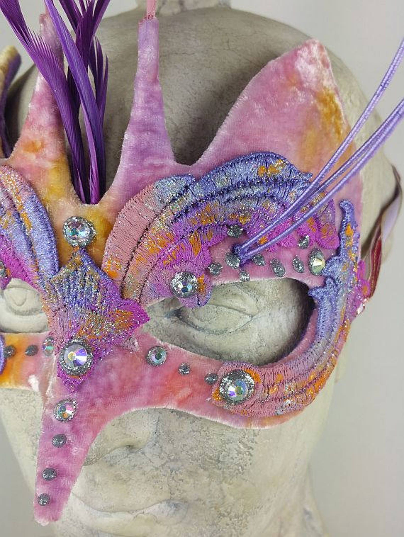 Pastel Masquerade Mask//masquerade Mask Pastel//mask Etsy