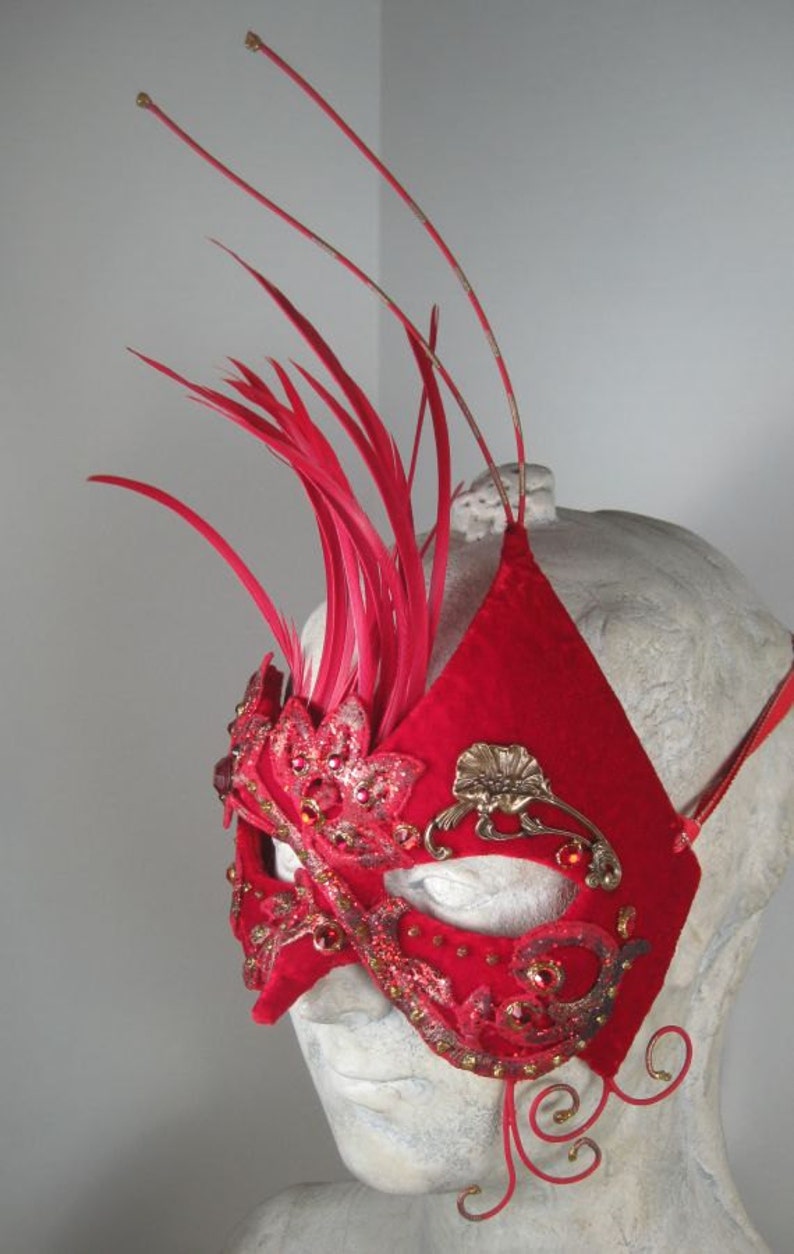 Red Masquerade MaskMasquerade Ball MaskMasqueradeMask MasqueradeHalloween Masquerade MaskMardi Gras Masquerade MaskMasquerade