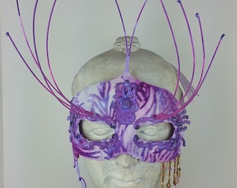 Purple Faerie Masquerade Mask//Masquerade Mask//Purple Masquerade Mask//Mask For Masquerade//Masquerade Ball Mask//Mask//Halloween Mask