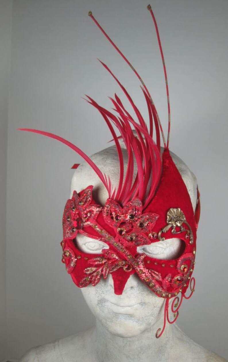 Red Masquerade MaskMasquerade Ball MaskMasqueradeMask MasqueradeHalloween Masquerade MaskMardi Gras Masquerade MaskMasquerade