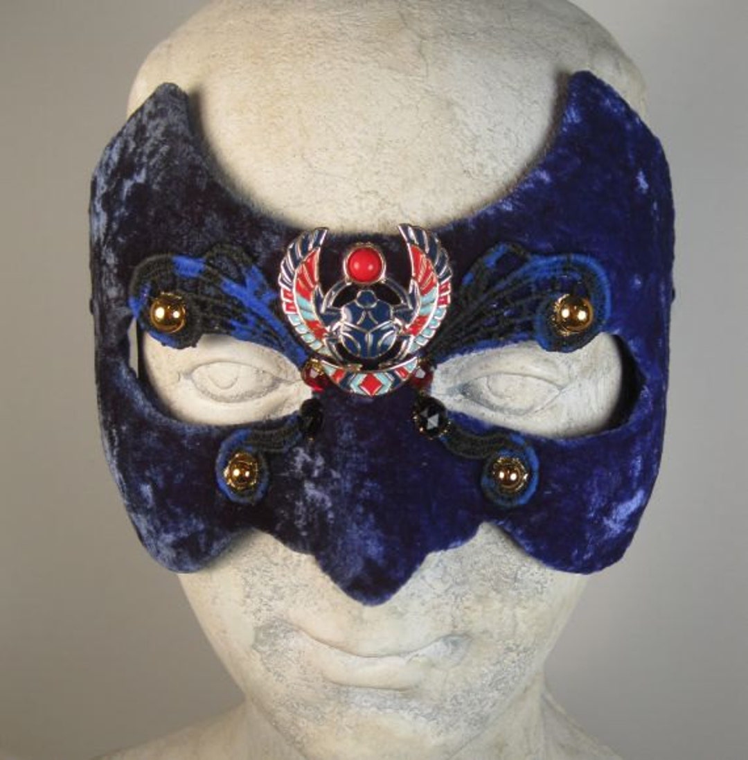 Blue Mens Masquerade Mask//halloween - Etsy