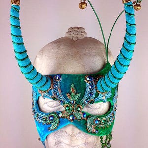 Blue/Green Costume Mask//Costume Mask//Mask Masquerade//Mask for Masquerade//Masquerade Ball Mask//Halloween Mask//Mardi Gras Mask