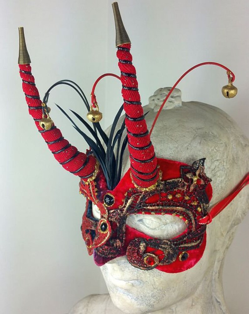 Red and Black Mens Masquerade MaskMasquerade Mask MensMasquerade MaskMasquerade Ball MaskMaskHalloween MaskMardi Gras Mask