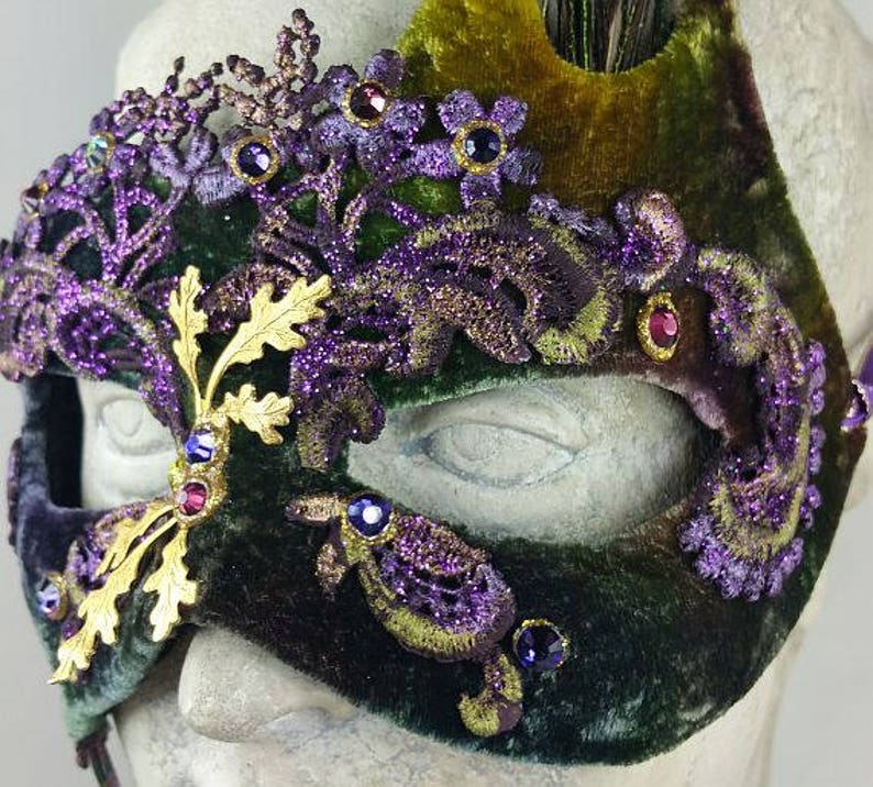 Purple and Green Masquerade MaskMasquerade Mask GreenMasquerade Mask PurpleMasqueradeMask MasqueradeHalloween Masquerade MaskMask