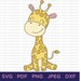 Cute Baby Giraffe SVG, Layered Svg, Baby Animal Svg, Cute Svg, Giraffe ...