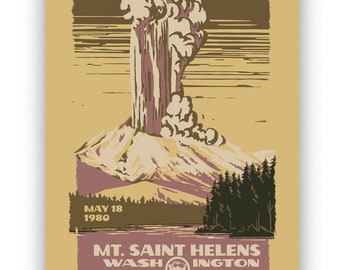 Mount Saint Helen's Made with REAL st. helens ash!