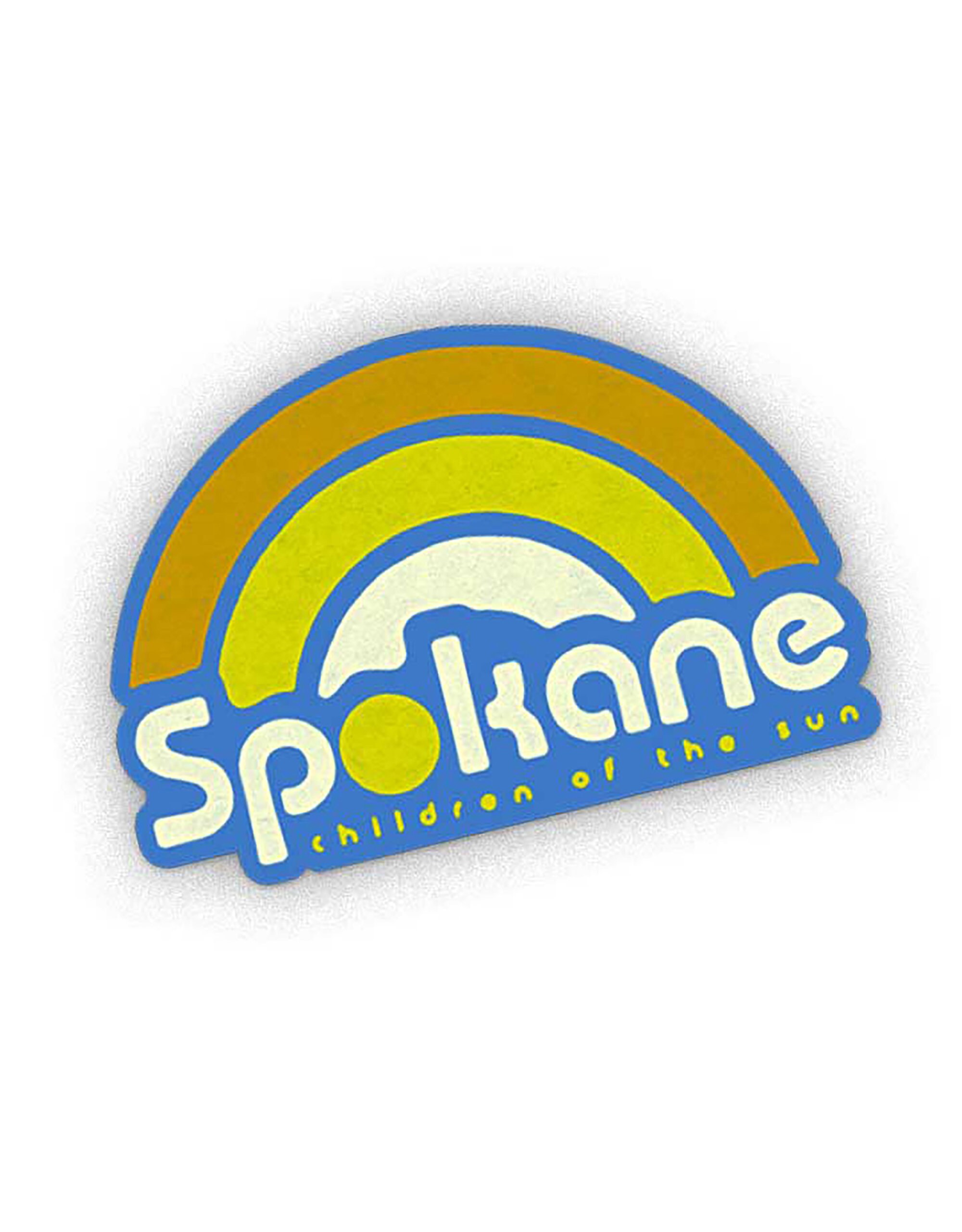 Spokane Sticker Spokane Rainbow Sticker - Etsy