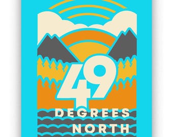 49 degrees north