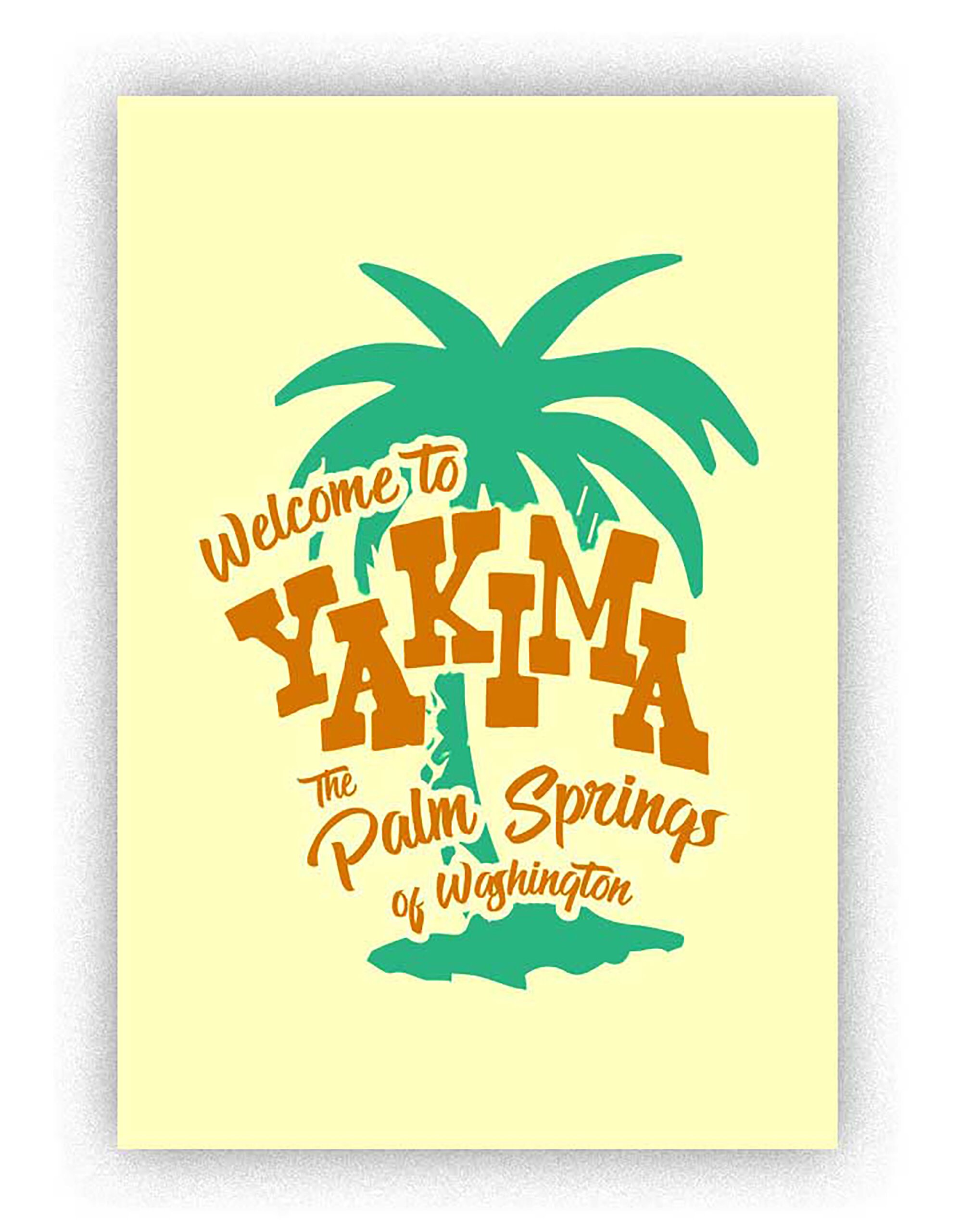 Yakima Palm Springs Handmade Screen Print Etsy