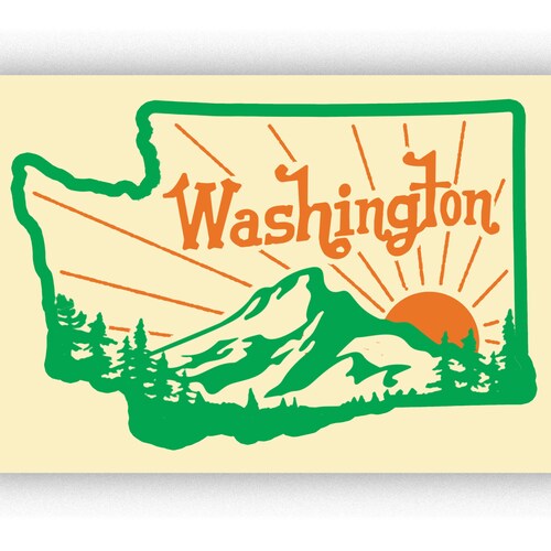 Washington Print - Etsy