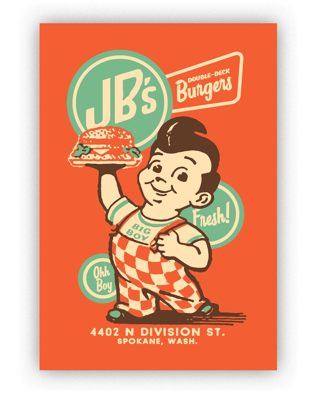 Jb's Big Boy - Etsy