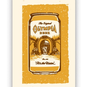 Olympia Beer print