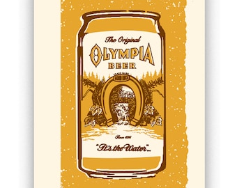 Olympia Beer print