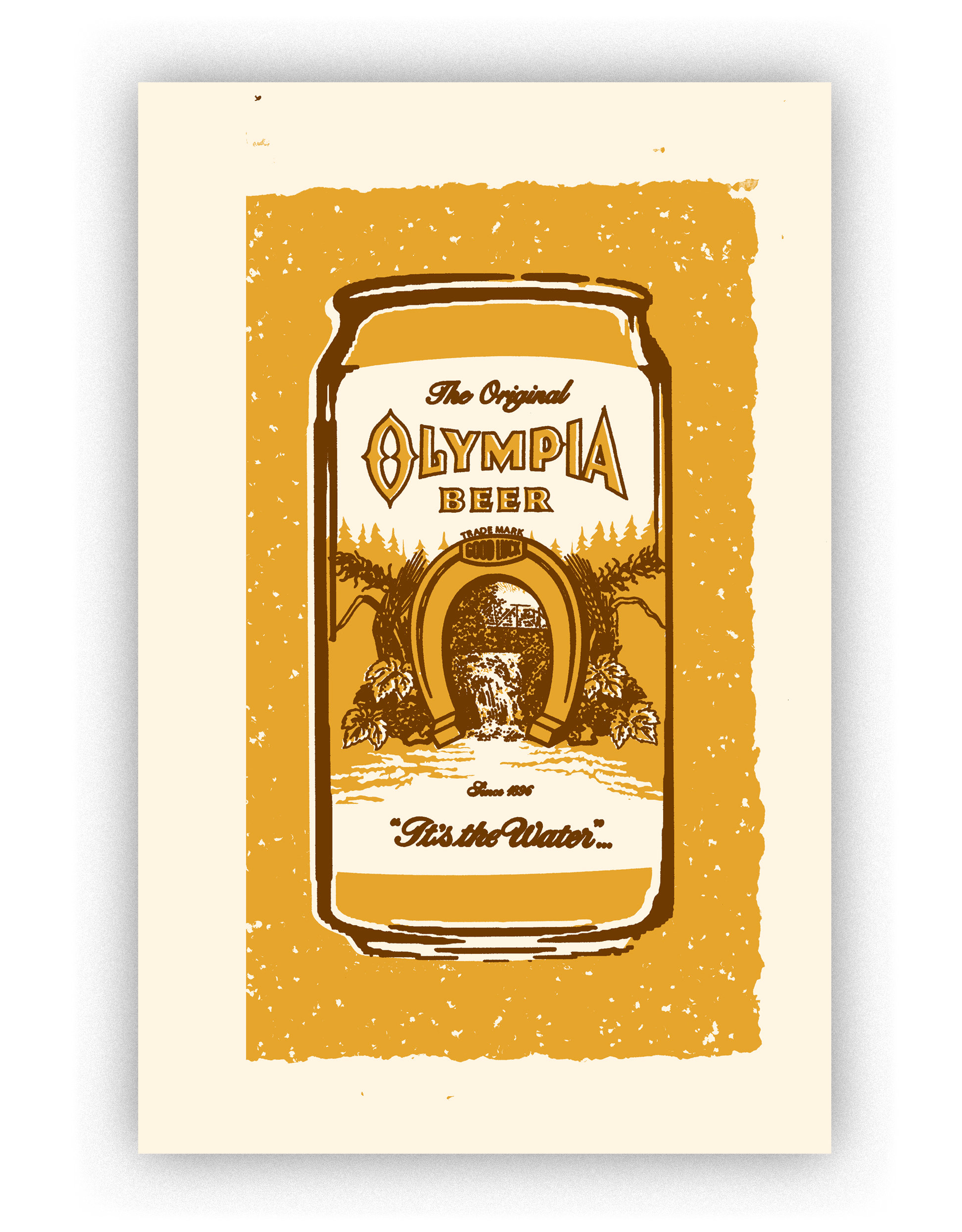 OLYMPIA BEER S/S T-Shirt / vintage ビンテージ アメリカ