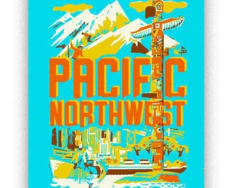 Pacific Northwest Digital Screen Print