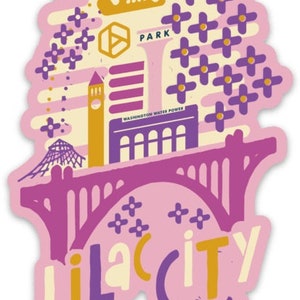 Lilac City sticker