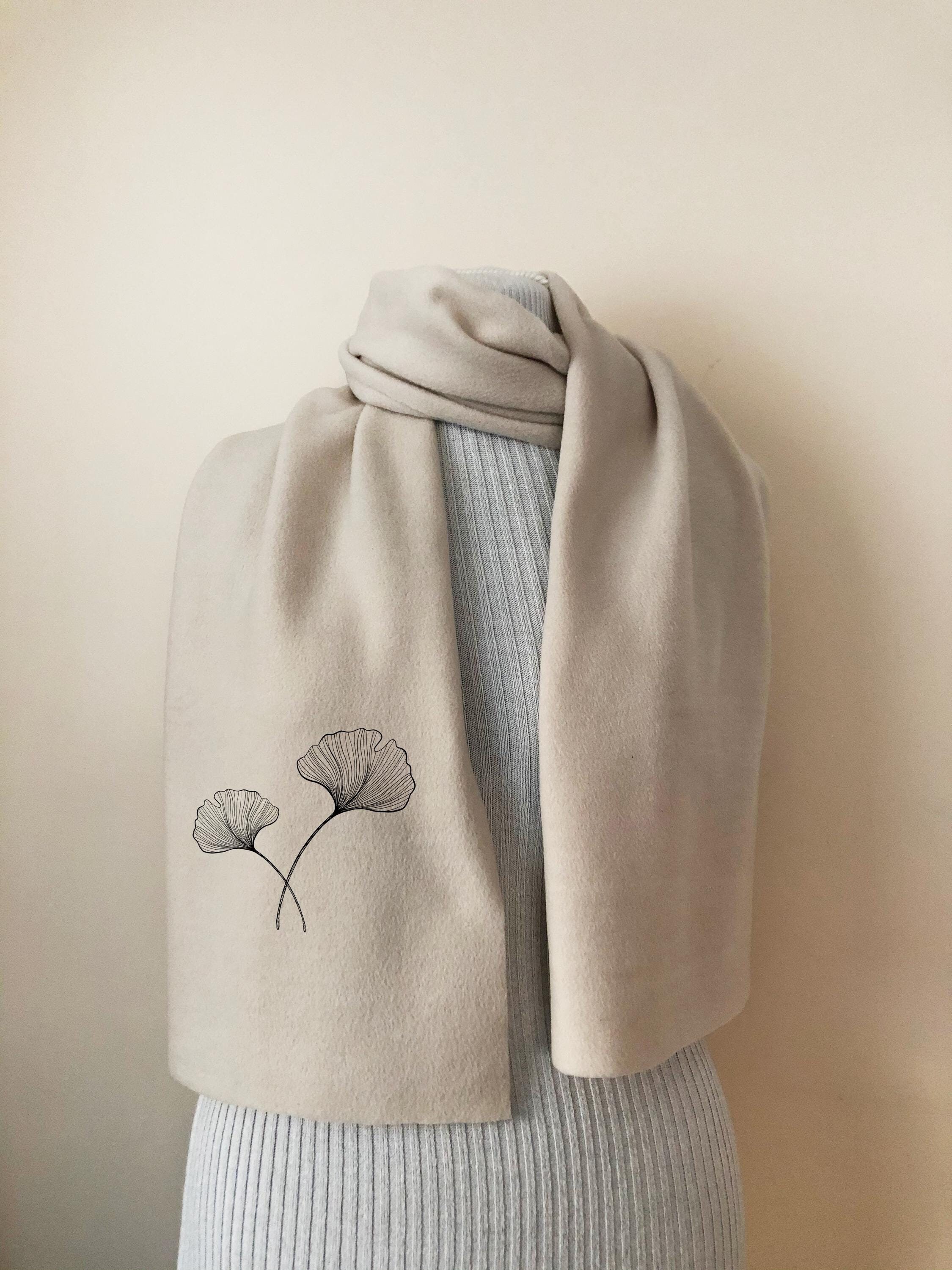 Raquel "Ginkgo Leaves" Sciarpa Di Seta Top Halter - Foto 9