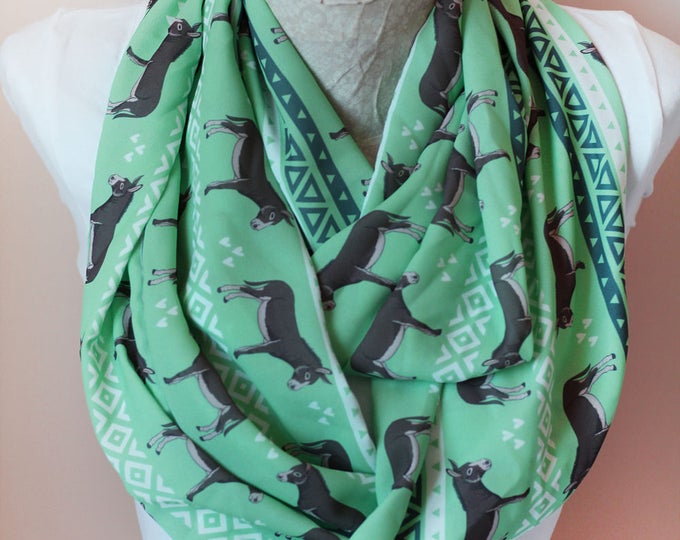 Donkey Scarf Animal Infinity Scarf Christmas Gifts for Her Etsy