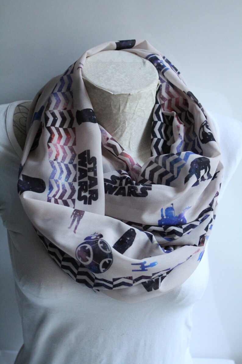 Star Wars Scarf BB8 Infinity Scarf R2D2 Scarf Darth Etsy