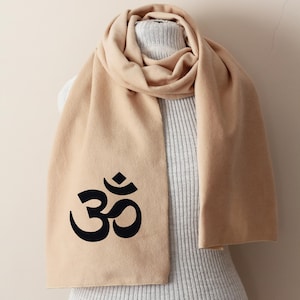 Om Scarf: Fleece Fabric