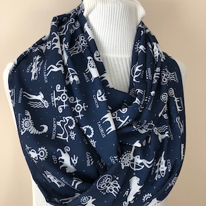 Zodiac Sign Gifts, Zodiac Scarf, Horoscope Gifts