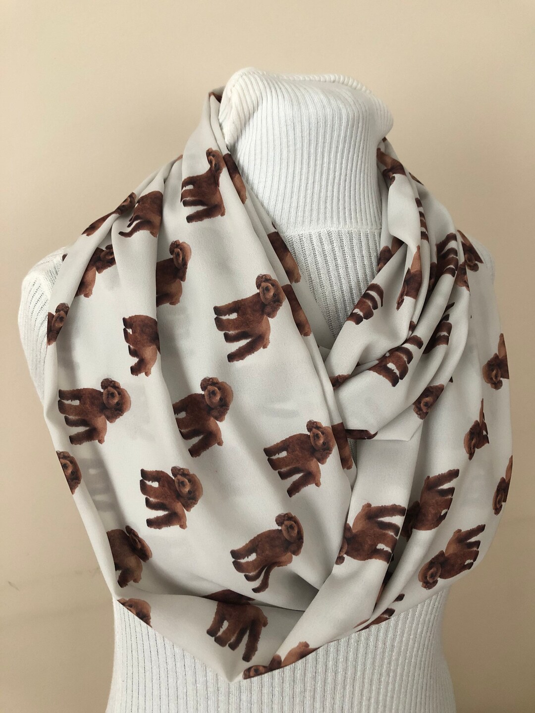 Cockapoo Scarf Cockapoo Mom Infinity Scarf Pet Gifts for Her Dog Lover ...