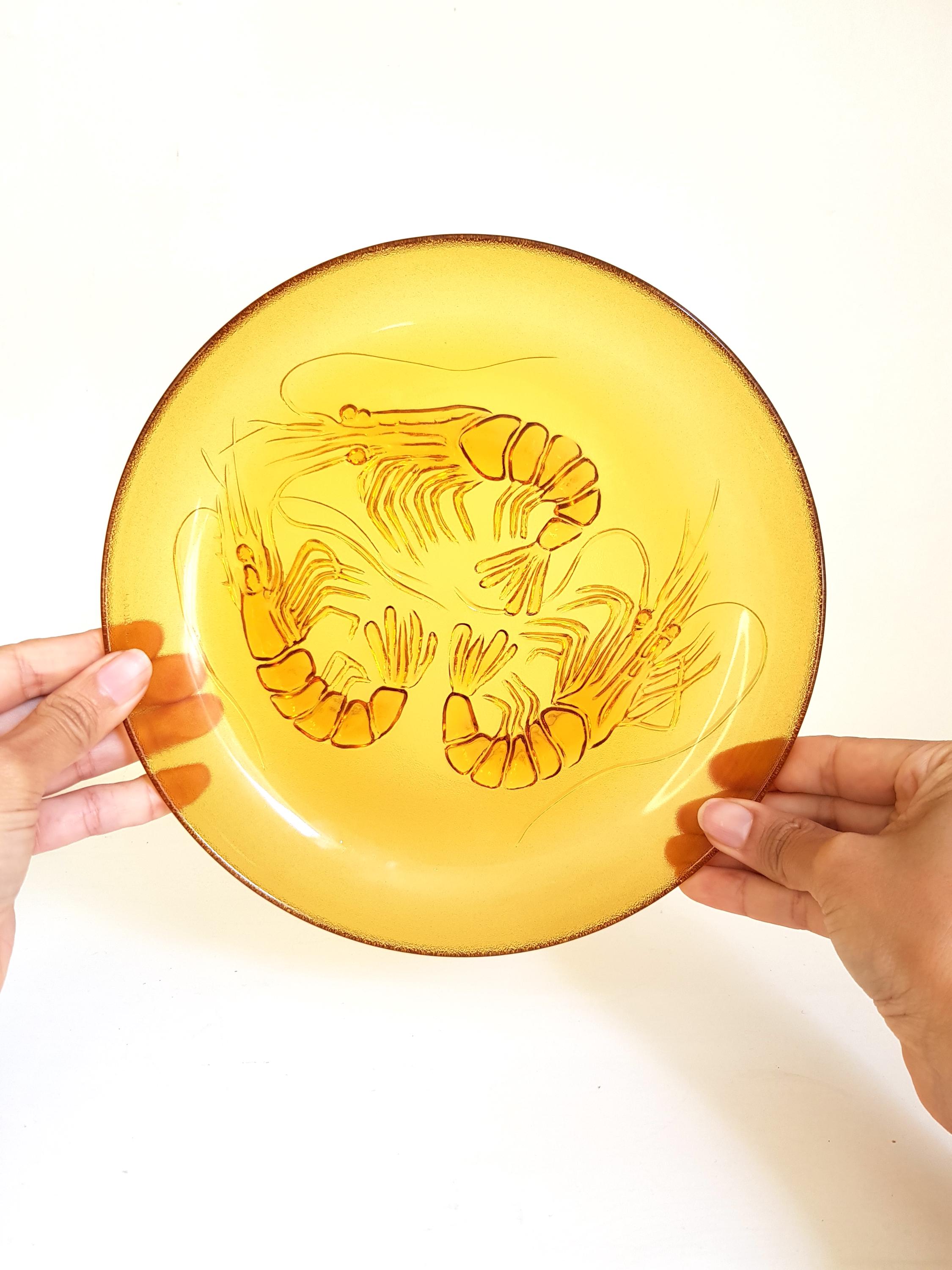 大皿 スナックプレート ロブスター 葉 ヴィンテージ イングランド製 Vintage lobster plate - Etsy 日本
