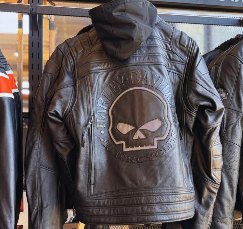 Harley Davidson Skull Jacket - Etsy