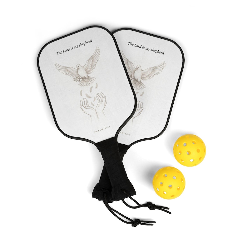 Dove & Hands Pickleball Paddle