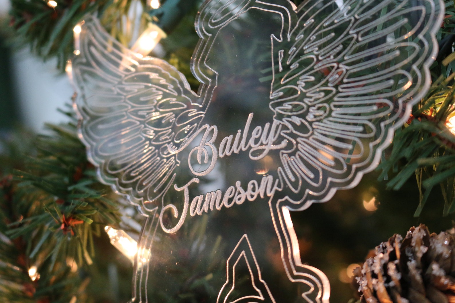 Pet Angel Ornament Custom Christmas Ornament Gift for Etsy