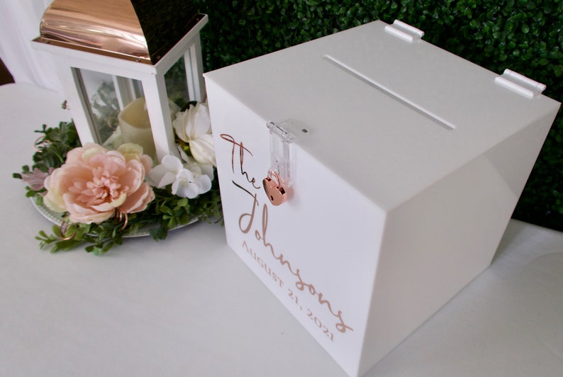 Wedding Card Box White Card Box for Wedding Wedding Card Etsy