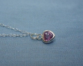 Heart Cut Mystic Pink Topaz Bracelet in Sterling Silver  #2434