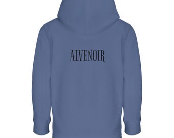 KHD003 Dziecięca bluza z kapturem ALVENOIR Neko Cat Art