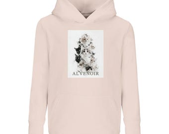 KHD001 Bluza dziecięca z kapturem ALVENOIR Cat