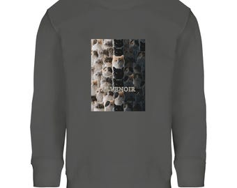 KHD004 Dziecięca bluza z kapturem ALVENOIR Neko Cat Art - Bluza dziecięca z mieszanki materiałów z recyklingu | SOL'S Columbia Kids 04239