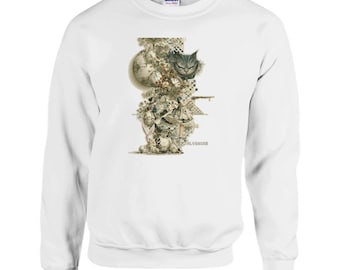 SW002 ALVENOIR Bluza artystyczna Alicja w Krainie Czarów - Wzór 032