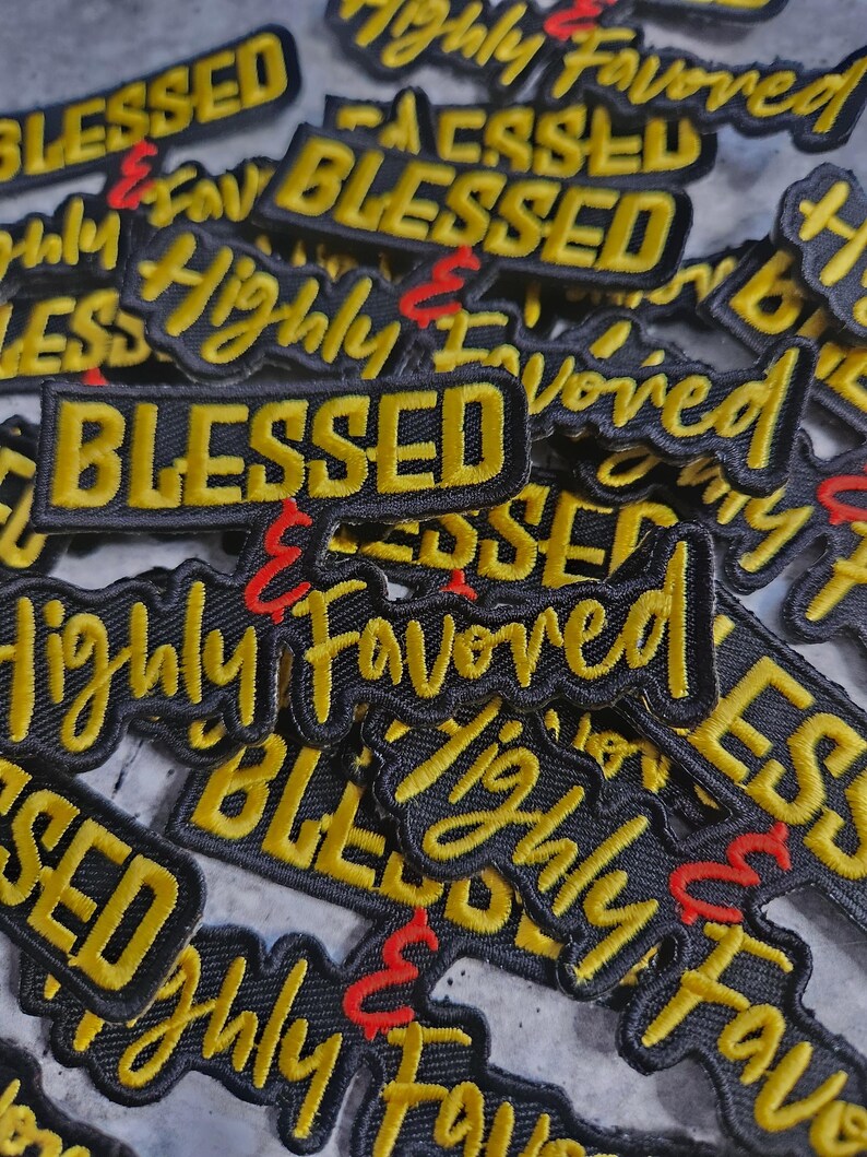 Pogi Script Patch Patch Party Club, (BLACK/GOLD)