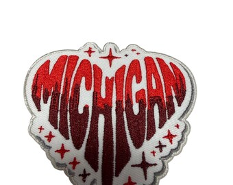 Patch Party Club (1-Pc.) Tennessee Heart Patch, Embroidered Adhesive Patch, Tennessee Souvenir, State Pride Patch, Travel Patch