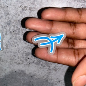 NEW, Exclusive,Glow In The Dark,&quot;Sagittarius&quot; Zodiac Charm for Crocs;Symbolic Statement Charms for Clogs;Charm for Shoes, 1 PC.,Zodiac Charm