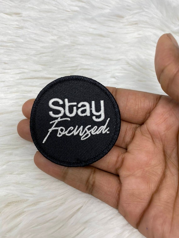 Stay Black/Iron-On Patch/Embroidered Patch