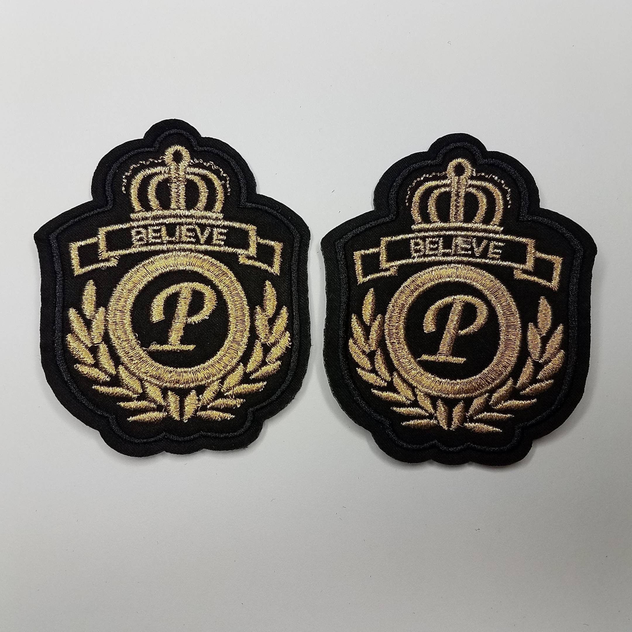 Cool 2pc/set, Gold Metallic QUEEN patches, DIY, Embroidered Applique I –  PatchPartyClub