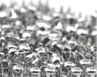 Replacement Rivet (2.3mm)Pins, (100 pcs)  for Hand Press Pearl Setting Setting Tool| Craft Supplies DIY, 4 Prong Pins