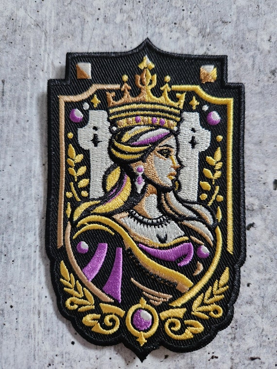 Set Von Zwei - Mittelböhmische Region - Wappen - Zum Aufnähen - Bestickt