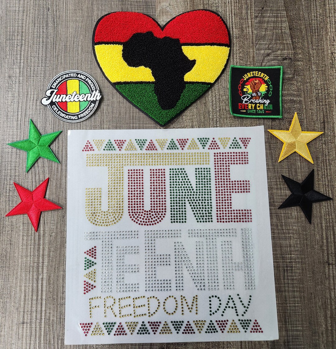 Juneteenth Patch Celebrate Juneteenth: 13-pc