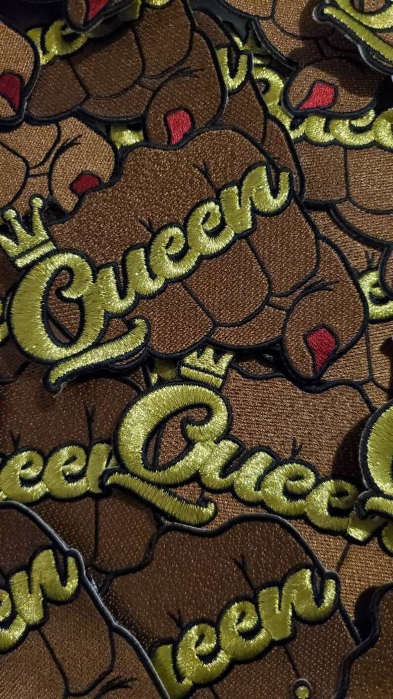 NEW Metallic Gold queen W/crown Fist Patch - Etsy