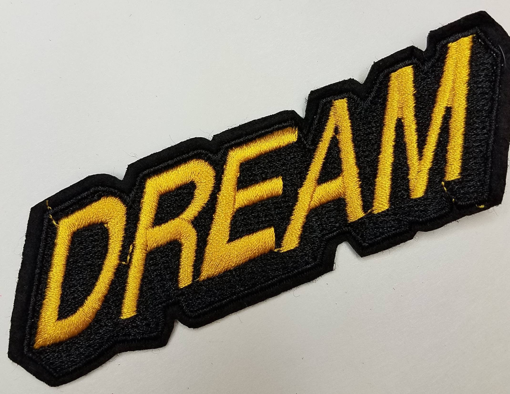 Dream Quote Patch 4x1 Inch Cool Appliques for - Etsy