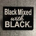 New Enamel Pin, 'Black Mixed with Black' Exclusive Lapel Pin, African American Enamel Pins, Size 1.77 inches, w/Butterfly Clutch, Cool Pins