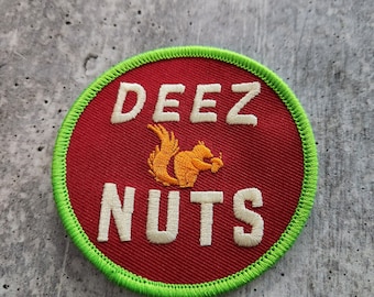 パッチパーティクラブ、おもしろパッチ、（1枚）「Deez Nuts